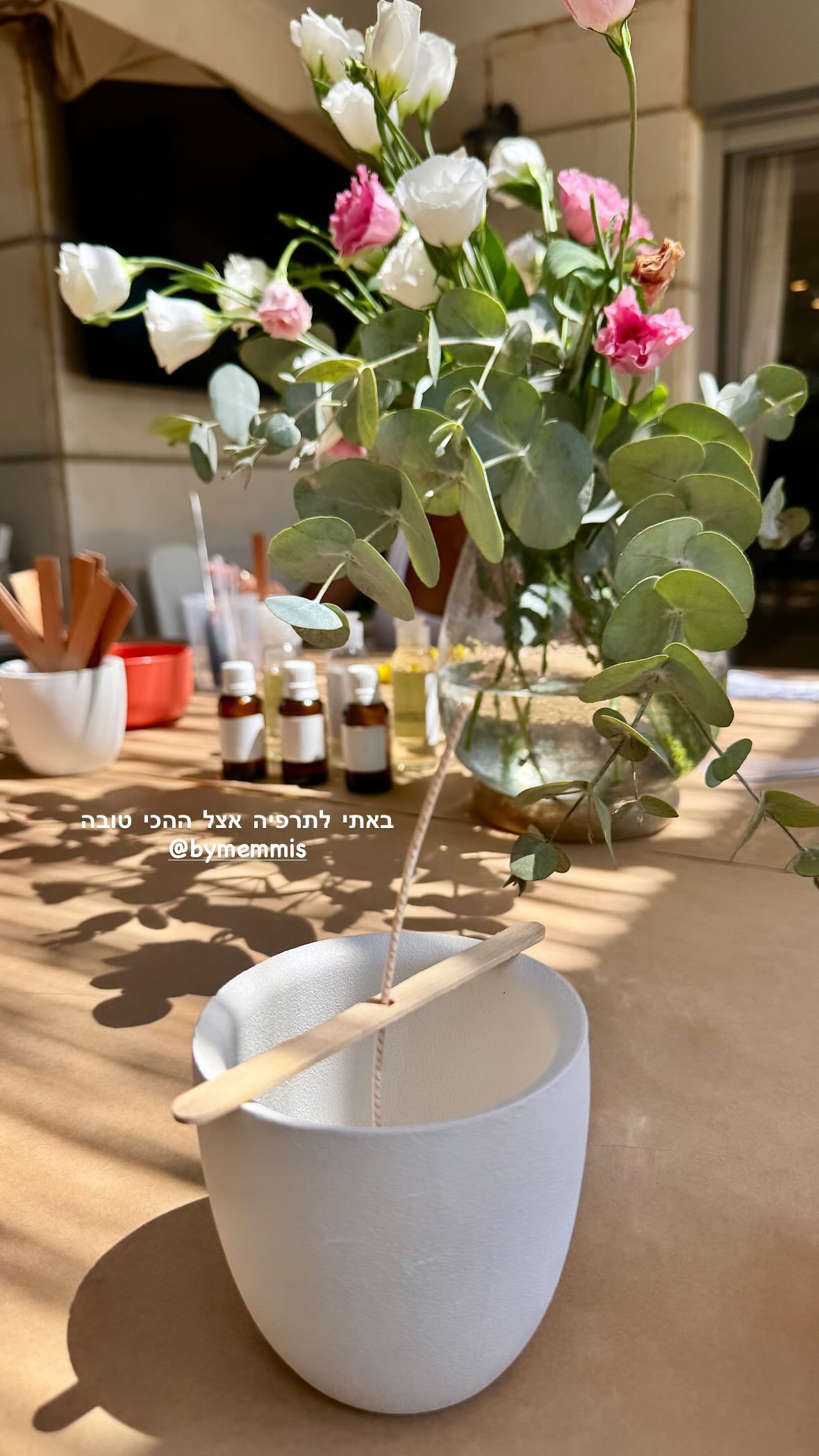 סדנת נרות וטקסטורה