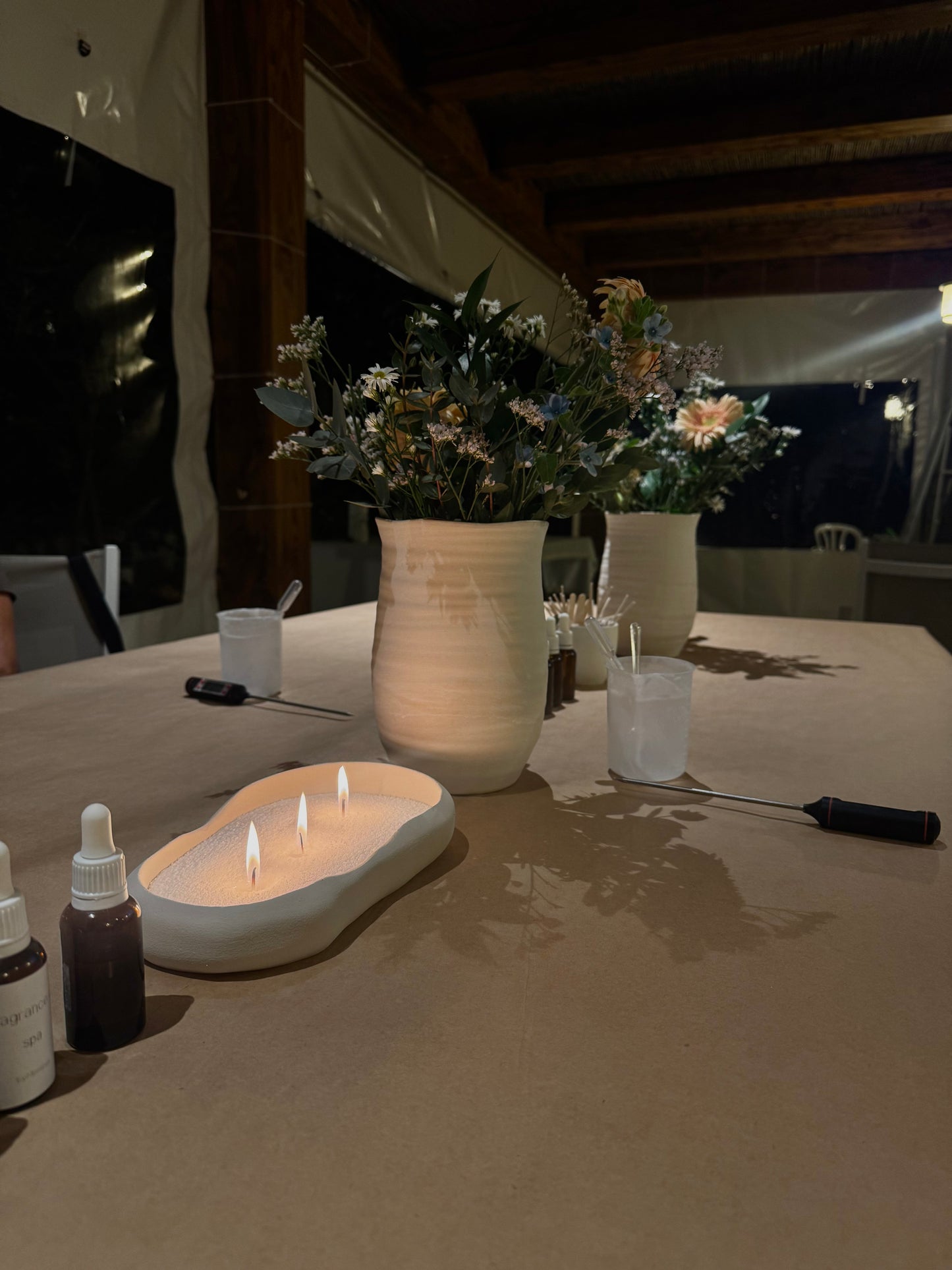 סדנת בטון ושעווה