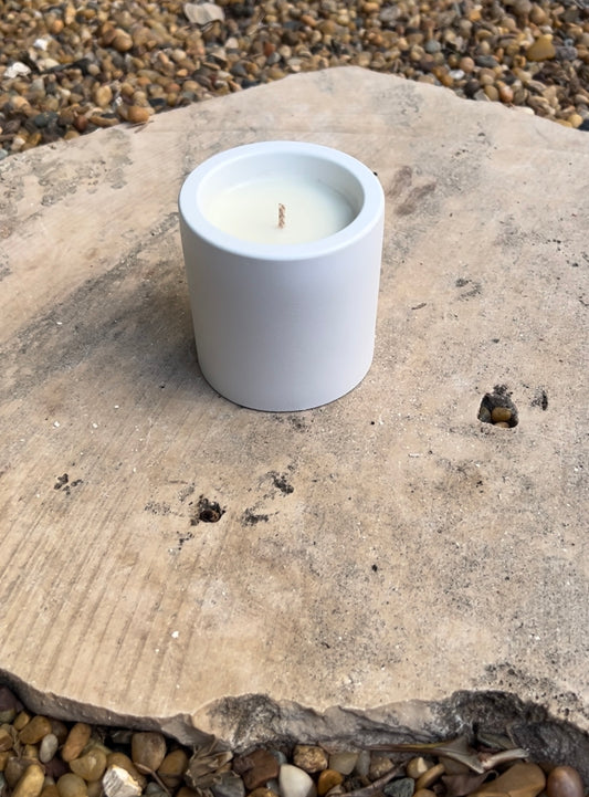Concrete candle